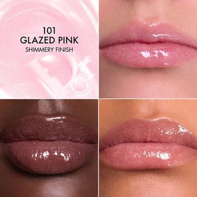 Фото Блиск для губ з пептидами Dior Addict Lip Glow Butter 101 Glazed Pink