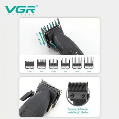 Фото Машинка для стрижки волос VGR V-640C Professional с керамическим ножевым блоком V-640C