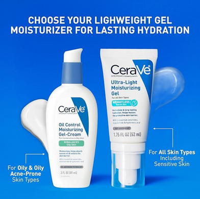 Фото Крем увлажняющий матирующий CeraVe Oil Control Moisturising Gel-Cream, 89 мл Oil Control Moisturising