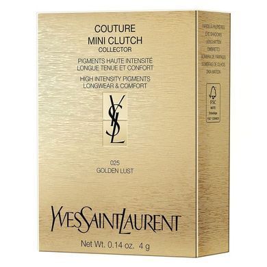 Лімітована палетка тіней Yves Saint Laurent Couture Mini Clutch Collector 025 Golden Lust