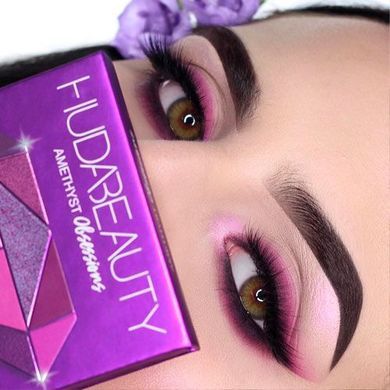 Фото Палетка тіней для повік Huda Beauty Obsessions Amethyst