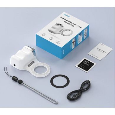 Фото Тримач для смартфона з Bluetooth-кнопкою TELESIN Fun Shot Magnetic Grip2 Grip2