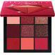 Фото Палетка тіней для повік Huda Beauty Obsessions Ruby