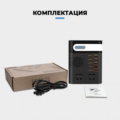 Фото Автомобильный инвертор сетевой фильтр Asometech 12V 220V 200w Asometech  Asometech