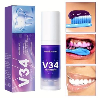 Фото Зубная паста фиолетовая Toothpaste V34   V34