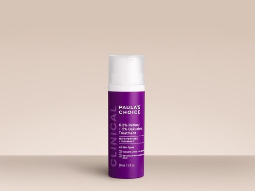 Фото Крем для лица с ретинолом Paula's Choice Clinical 0.3% Retinol + 2% Bakuchiol Treatment 30 ml Treatment