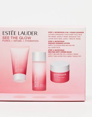 Фото Антивіковий набір для догляду за шкірою Estee Lauder See The Glow Pores + Infuse + Hydration box Estee Lauder