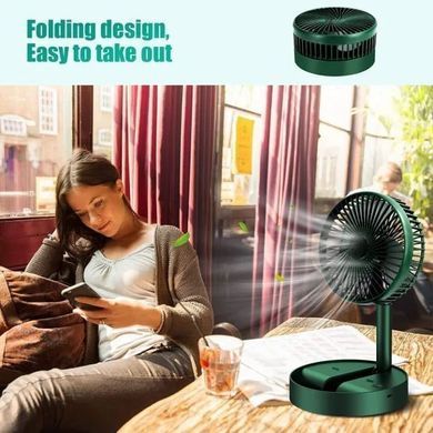 Фото Настольный вентилятор аккумуляторный Telescopic Folding Fan Folding Fan