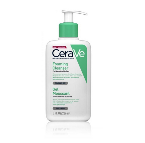 Фото Интенсивно очищающий гель для лица и тела CeraVe Foaming Cleanser, 236 мл Foaming Cleanser
