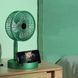Настольный вентилятор аккумуляторный Telescopic Folding Fan Green