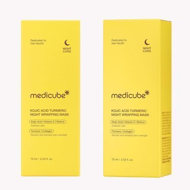 Фото Ночная маска для лица Medicube Kojic Acid Turmeric Night Wrapping Mask 75 мл Kojic Acid Turmeric