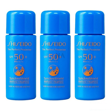 Фото Набір мініатюр і повнорозмірного SPF-засобу Shiseido The Perfect Protector SPF 50+ PA++++ 50 мл + 7&times;7 мл 50 мл + 7&times;7 мл