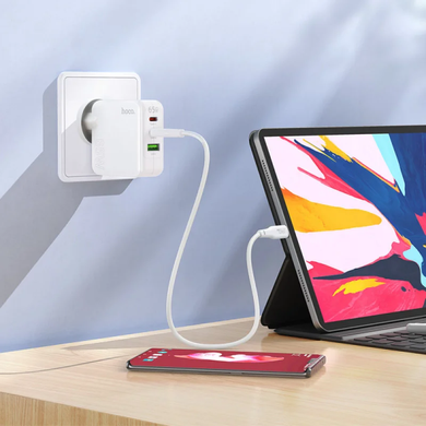 Фото Блок живлення Type-C та USB-A Hoco C115A 65W C115A