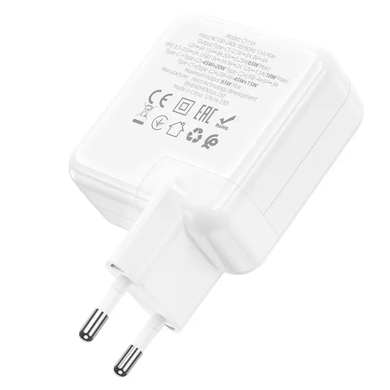 Фото Блок живлення Type-C та USB-A Hoco C115A 65W C115A