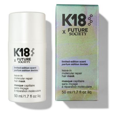 Фото K18 x Future Society Leave-In Molecular Repair Hair Mask 50ml K18 x Future