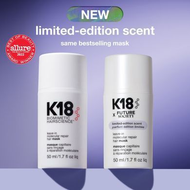 Фото K18 x Future Society Leave-In Molecular Repair Hair Mask 50ml K18 x Future