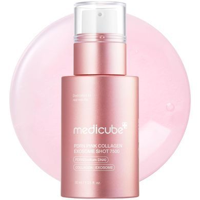 Фото Сироватка, що регенерує, з полінуклеотидами Medicube PDRN Pink Collagen Exosome Shot 7500 30 мл Shot 7500