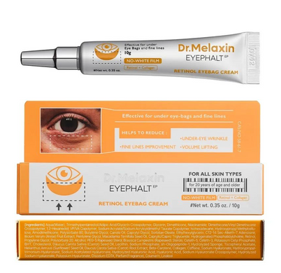 Фото Крем для шкіри навколо очей Dr.Melaxin Retinol Eyebag Cream for Puffiness, 10 г Eyebag Cream for Puffiness
