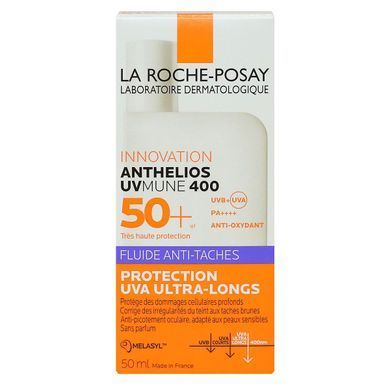 Фото Сонцезахисний флюїд для обличчя La Roche-Posay Anthelios UVMUNE 400 Fluide Anti-taches SPF 50+ Anti-taches SPF 50+​