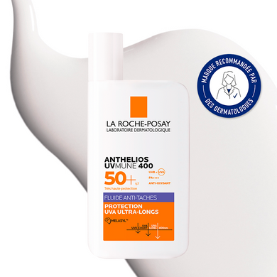 Фото Сонцезахисний флюїд для обличчя La Roche-Posay Anthelios UVMUNE 400 Fluide Anti-taches SPF 50+ Anti-taches SPF 50+​