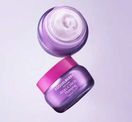 Фото Антивіковий капсульний крем для обличчя EQQUALBERRY Bakuchiol Plumping Capsule Cream, 50 мл Bakuchiol Plumping Capsule