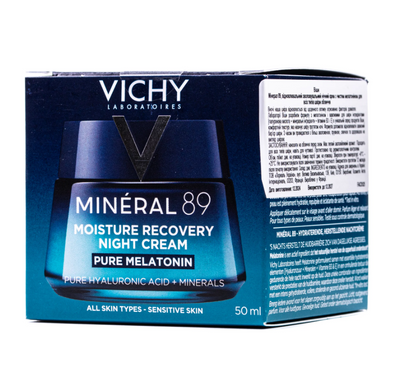 Фото Крем для обличчя нічний Vichy Mineral 89, 50 мл Mineral moisture