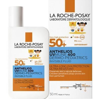 Фото Дитячий сонцезахисний SPF 50+ La Roche-Posay Anthelios UV Mune 400 Fluid 50 мл UV Mune 400
