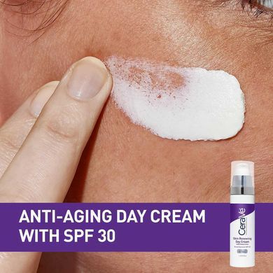 Фото Дневной увлажняющий крем для лица CeraVe Skin Renewing Day Cream, SPF30, 50 г Skin Renewing Day