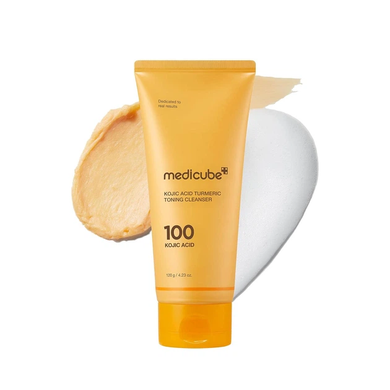 Очищающая пенка для умывания Medicube Facial Cleanser Kojic Acid Turmeric Whip Cleanser 120 г
