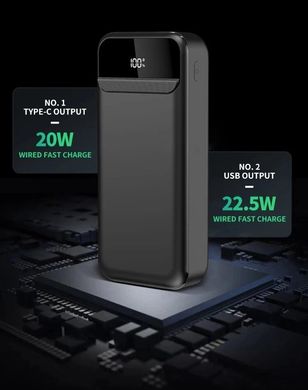 Фото Повербанк для телефону 22.5W Power Bank 20000 mAh швидка зарядка 20000 mah 22.5W