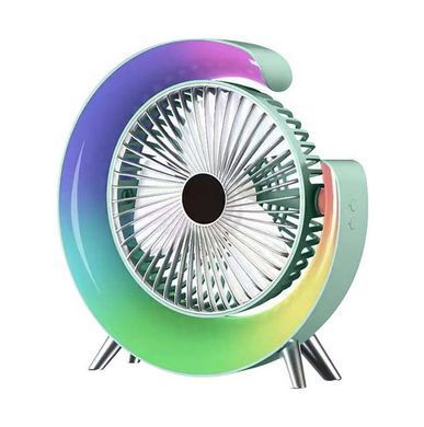 Фото Настольный вентилятор с RGB подсветкой Colorful Desktop Fan F13 F13 Green