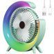 Настольный вентилятор с RGB подсветкой Colorful Desktop Fan F13 Green