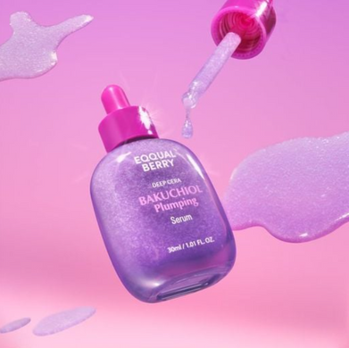 Фото Сироватка для обличчя Eqqualberry Bakuchiol Plumping Serum, 30 мл Bakuchiol Plumping Serum