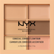 Фото Палетка коректорів для обличчя NYX Professional Makeup Palette Conceal Correct Contour Color Correcting Concealer, 9 г Contour 01 Light