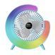 Фото Настольный вентилятор с RGB подсветкой Colorful Desktop Fan F13 F13 Blue