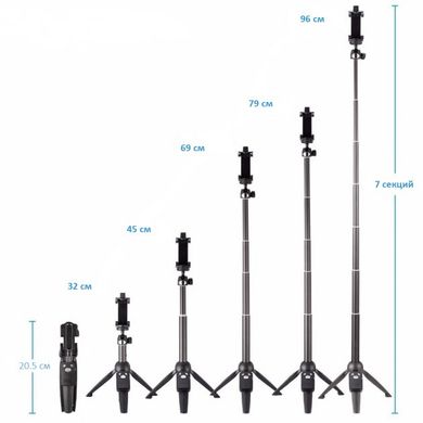 Фото Селфи палка штатив монопод тренога для телефона Bluetooth с пультом Yunteng YT-9928  9928