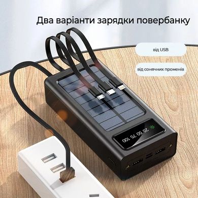 Фото Повербанк Power Bank 20000 mAh с солнечной панелью UKC 6413