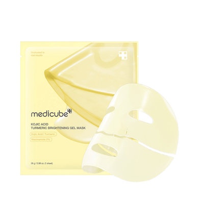 Фото Гидрогелевая маска для лица Medicube Kojic Acid Turmeric Brightening Gel Mask  Gel Mask 1шт