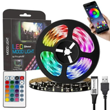 Фото Светодиодная LED лента RGB 15 метров USB, 5050, Bluetooth 505015м