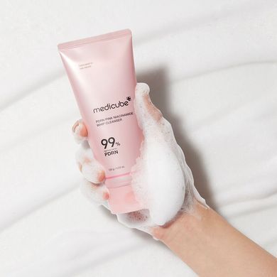 Увлажняющая очищающая пенка Medicube PDRN Pink Niacinamide Whip Cleanser 120 г