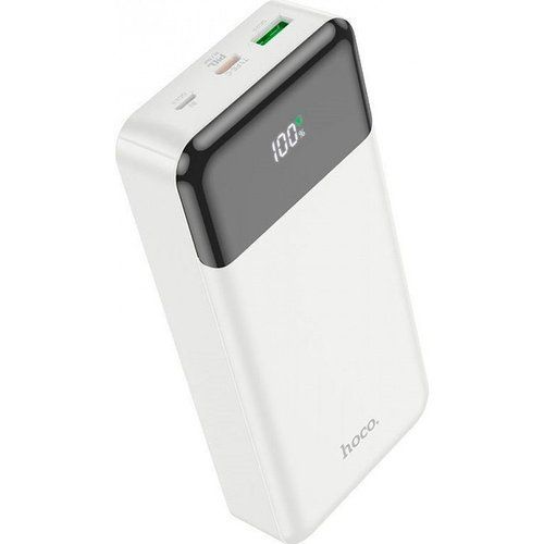 Фото Повербанк Hoco J102A Cool Figure 20000 mAh с быстрой зарядкой PD 20W QC 3.0 и дисплеем белый J102A білий