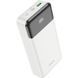 Повербанк Hoco J102A Cool Figure 20000 mAh с быстрой зарядкой PD 20W QC 3.0 и дисплеем белый