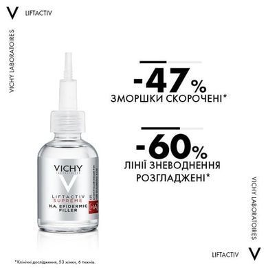 Фото Антивозрастная сыворотка Vichy Liftactiv Supreme H.A. Epidermic Filler для уменьшения морщин 30 мл Supreme H.A.