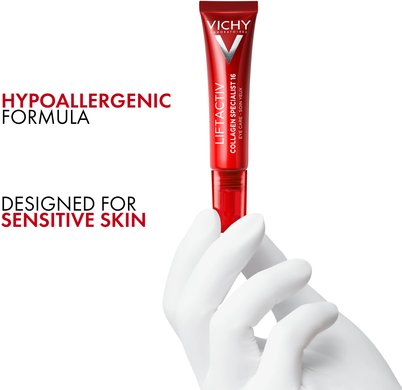 Фото Антивіковий крем для зони шкіри навколо очей Vichy Liftactiv Collagen Specialist 16, 15 мл Collagen Specialist 15 мл