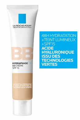 Тонирующий BB-крем для лица La Roche-Posay Hydraphase HA BB Cr&egrave;me SPF 15 Teinte Claire 40 мл