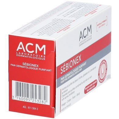 Фото Мило від прищів очищающе ACM Laboratoire Sebionex Pain Dermatologique Purifiant Bar Sebionex Pain