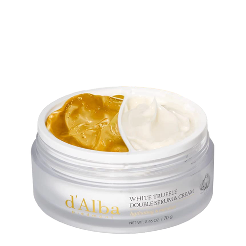 Фото Крем-сироватка проти зморшок d'Alba White Truffle Double Serum & Cream, 70 г Truffle Double Serum & Cream