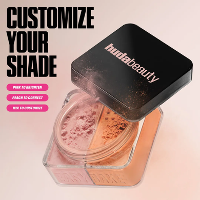 Фото Пудра розсипчаста Huda Beauty Easy Bake Duo Loose Powder Pink Pumpkin