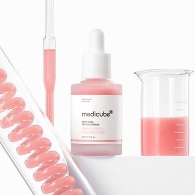 Фото Восстанавливающая сыворотка с полинуклеотидами и пептидами Medicube PDRN Pink Peptide Serum, 30 мл Peptide Serum