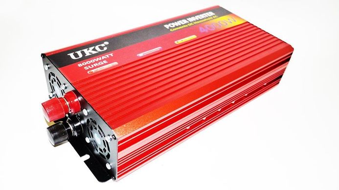 Фото Інвертор перетворювач UKC 4000W 12V 4000